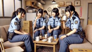 警察学校の女性警察官