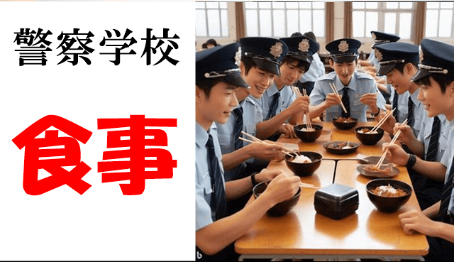 警察学校の食事