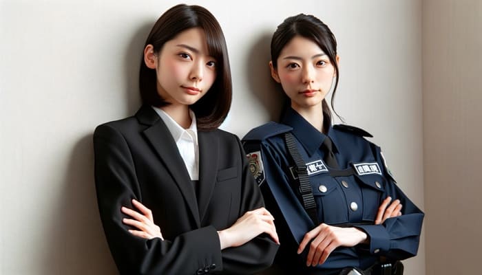 女性警察官になりたいフリーター女性