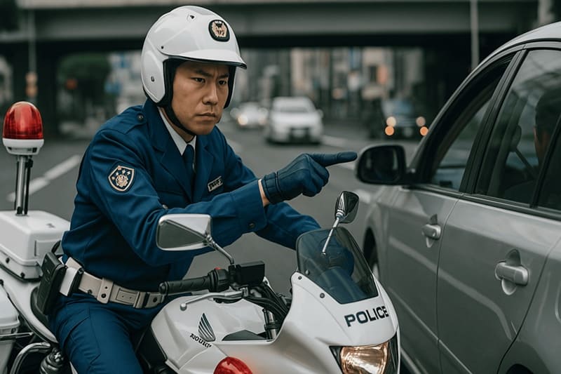 白バイ警官